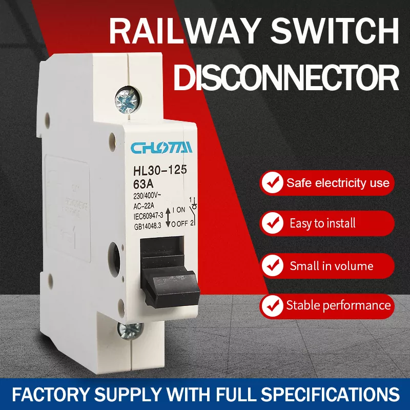 Desconector de interruptor de carril DIN de poste 1P