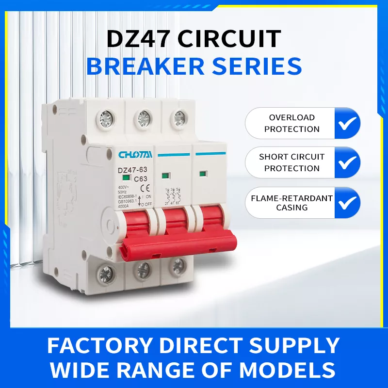 Disyuntor miniatura 3P 63A DZ47